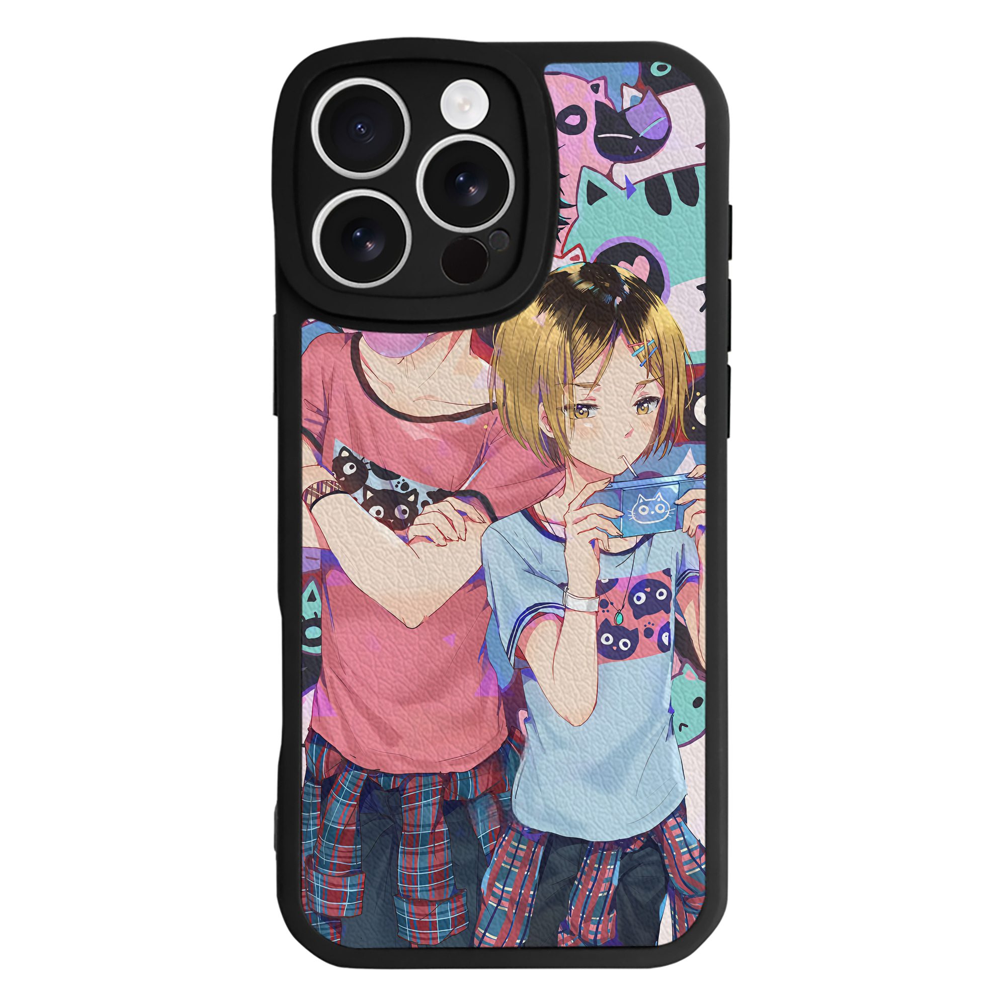 （画像用） ハイキュー!! Haikyu!! 【iPhone 16シリーズ対応】シリコンスマホケース（レザー調） 材質：シリコン